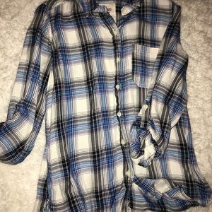 Blue flannel
